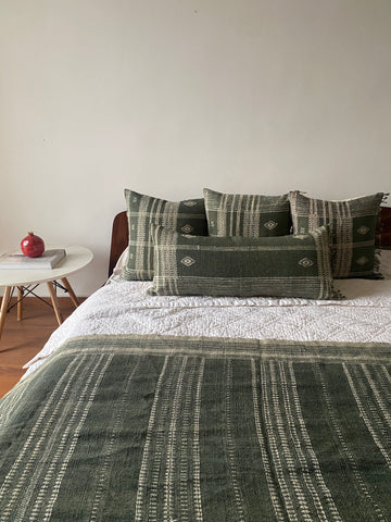 ASH HANDWOVEN LUMBAR - GREY