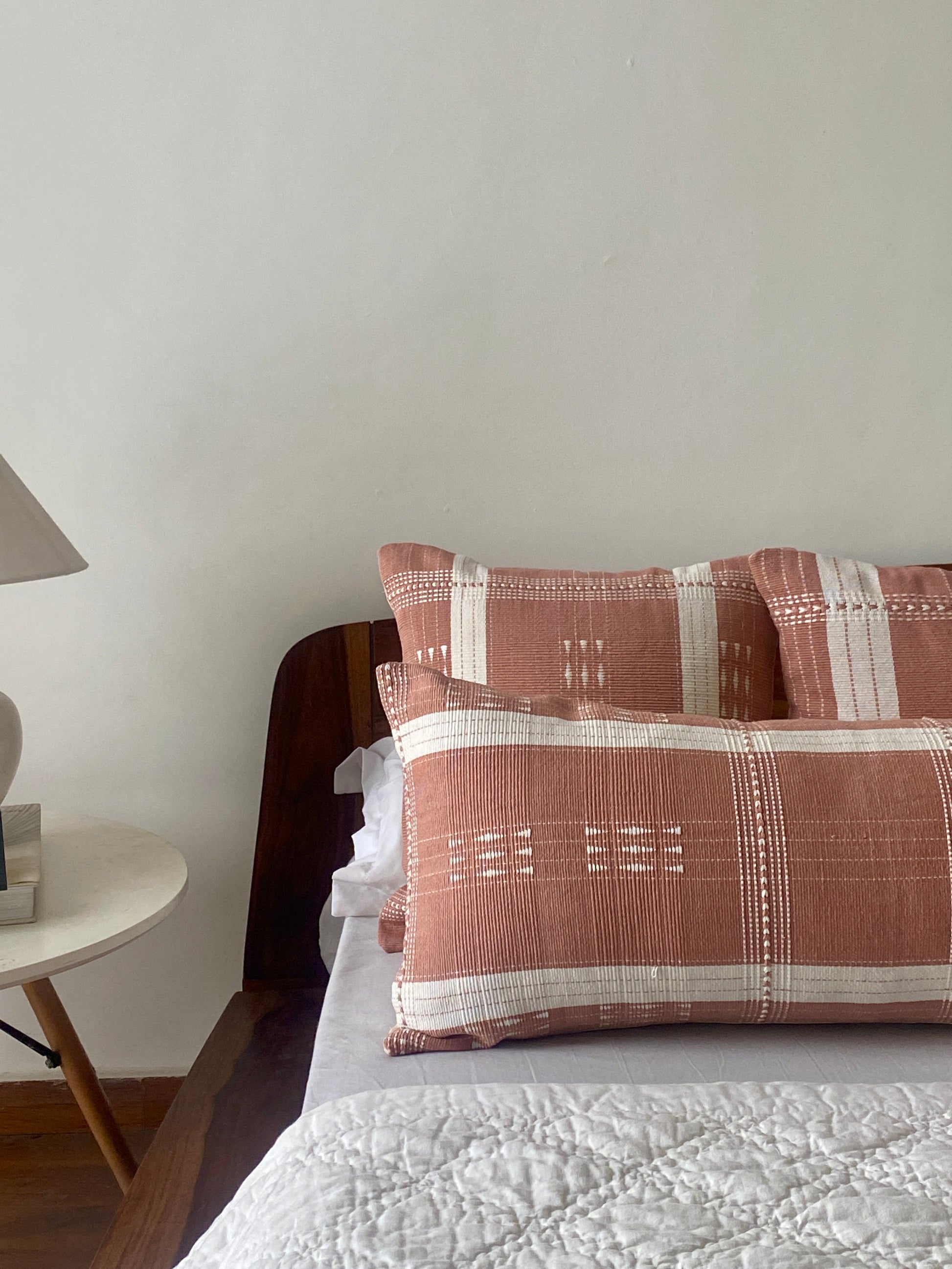 SHABAB HANDWOVEN LUMBAR - BLUSH PINK