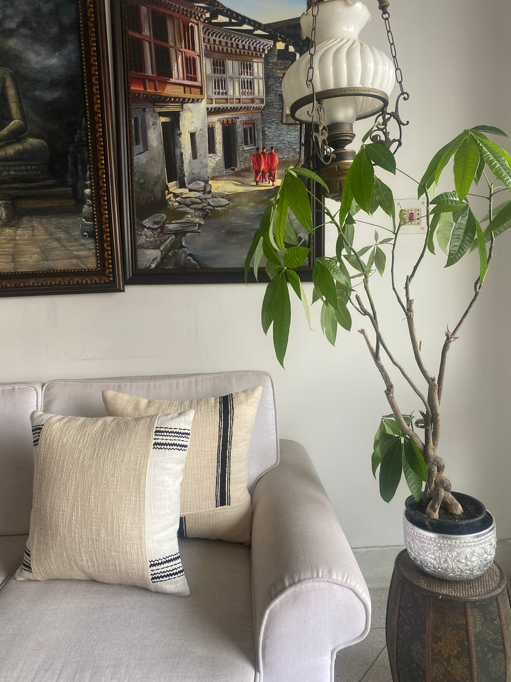 LINJA CUSHION - MONOCHROME