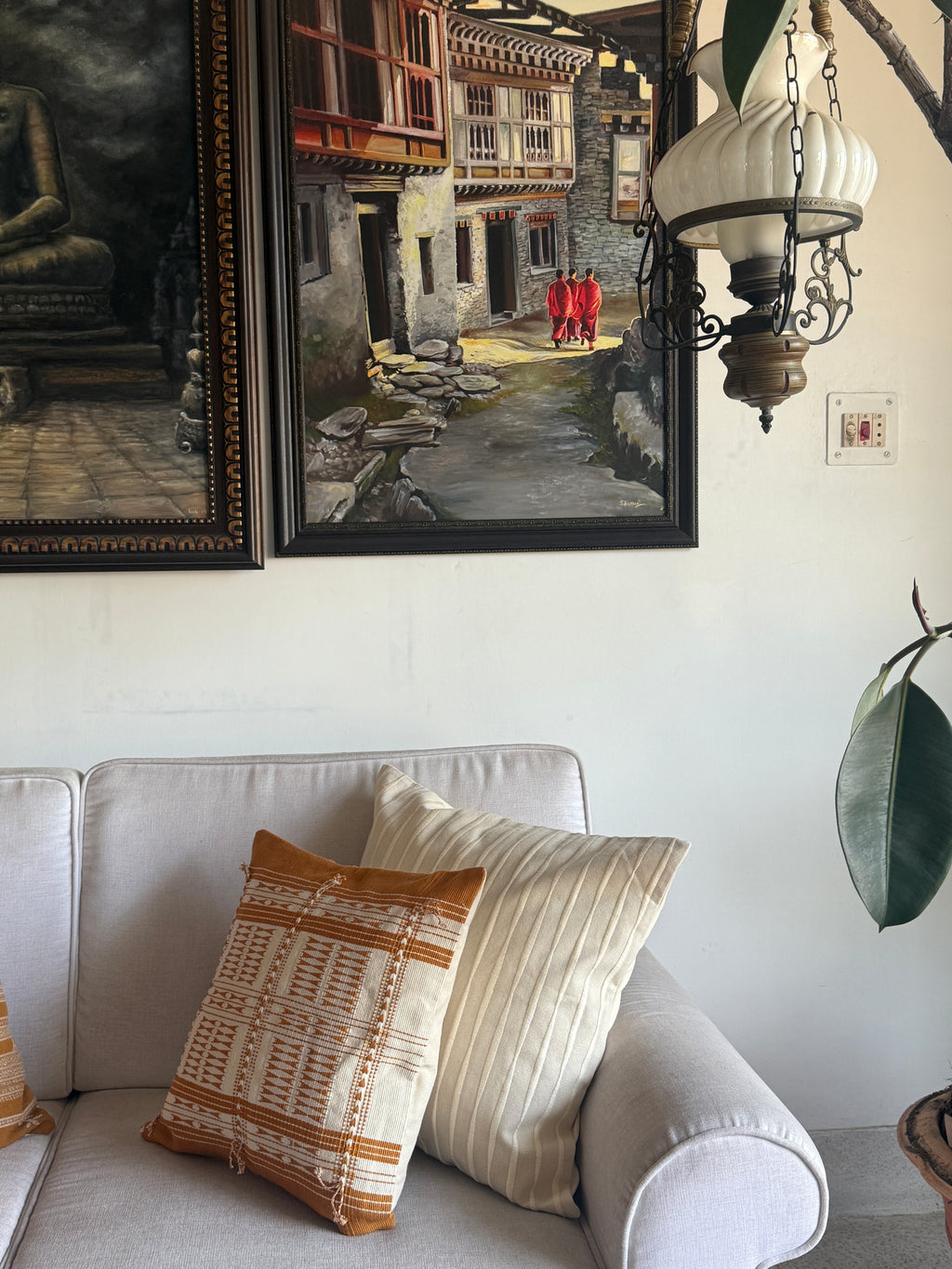 PANAM CUSHION - MELLOW MUSTARD