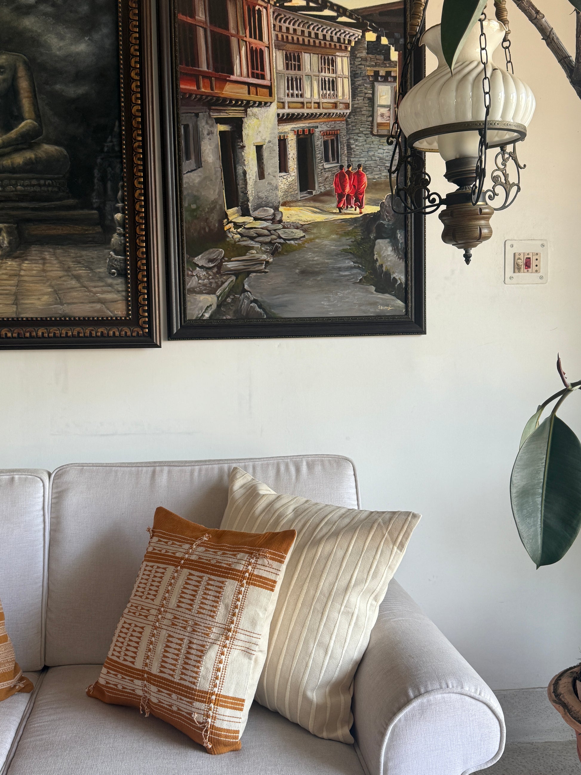 PANAM CUSHION - MELLOW MUSTARD