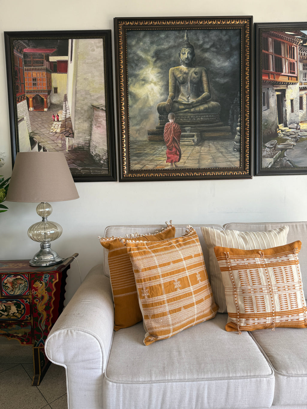 PANAM CUSHION - MELLOW MUSTARD