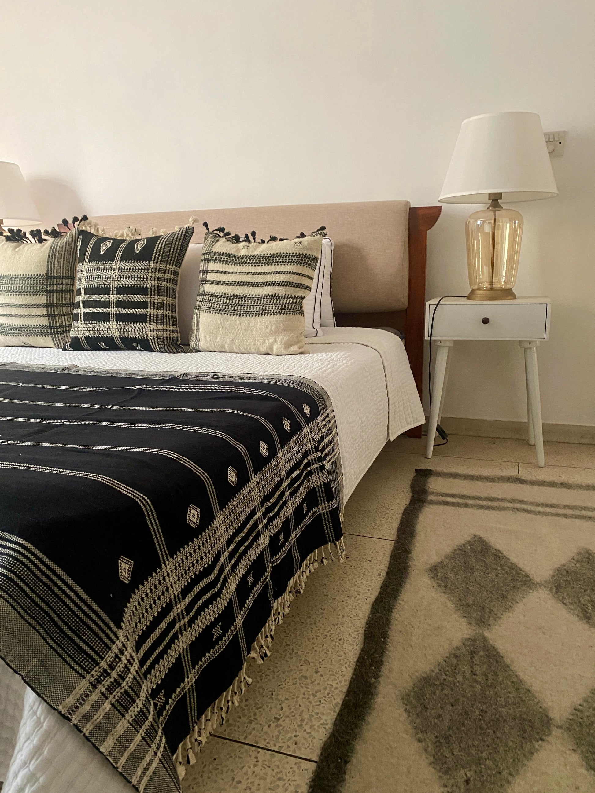 NIGHT HANDWOVEN THROW