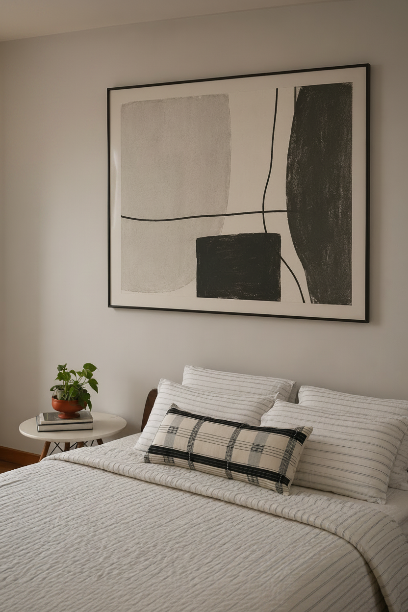 INALI HANDWOVEN LUMBAR - MONOCHROME