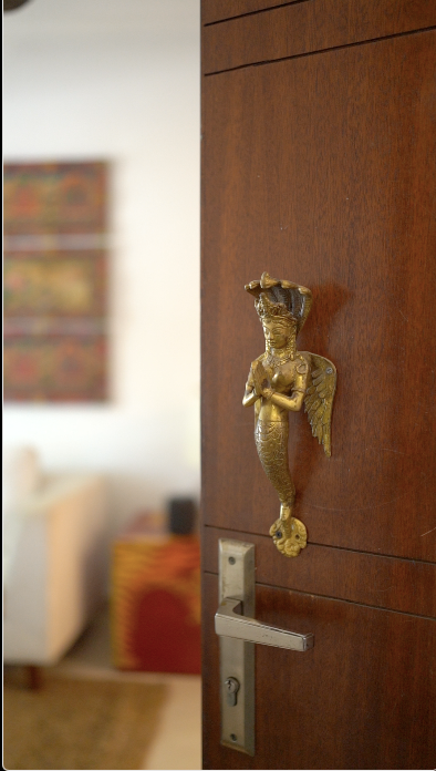 VAJRA DOOR HANDLES - BRASS