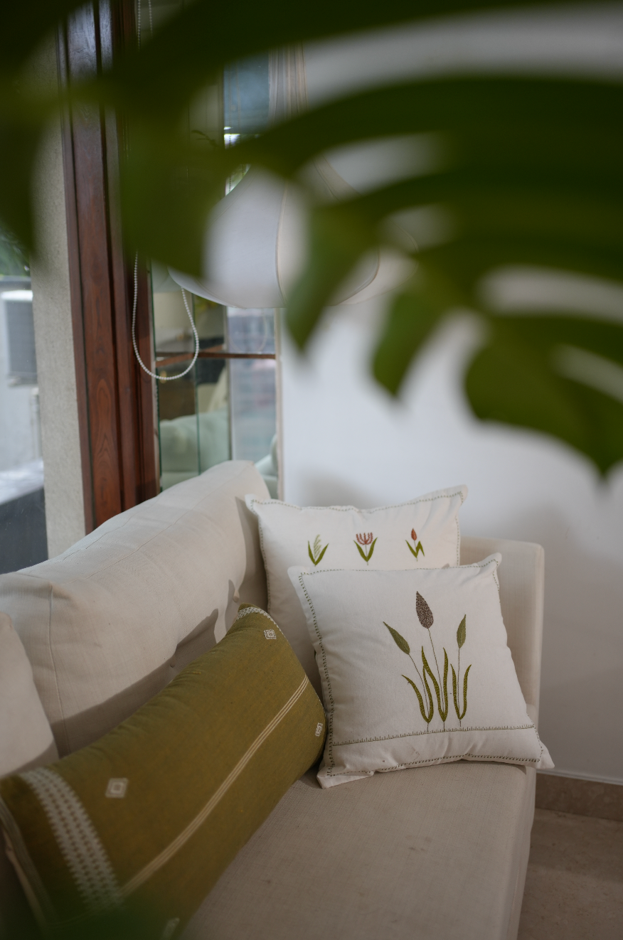 NEELAYA HAND EMBROIDERED CUSHION