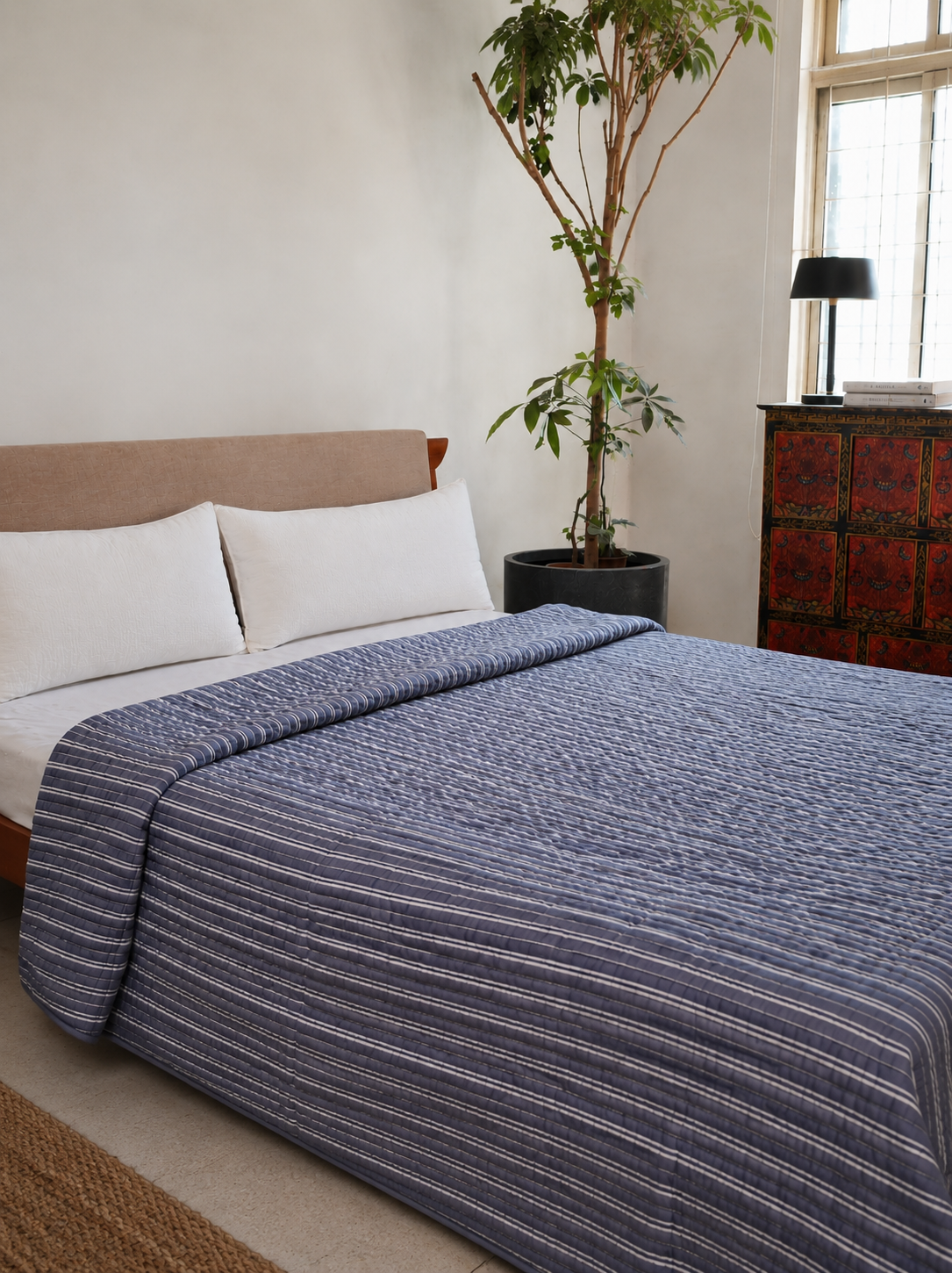 SERI GREY QUILT  - GREY