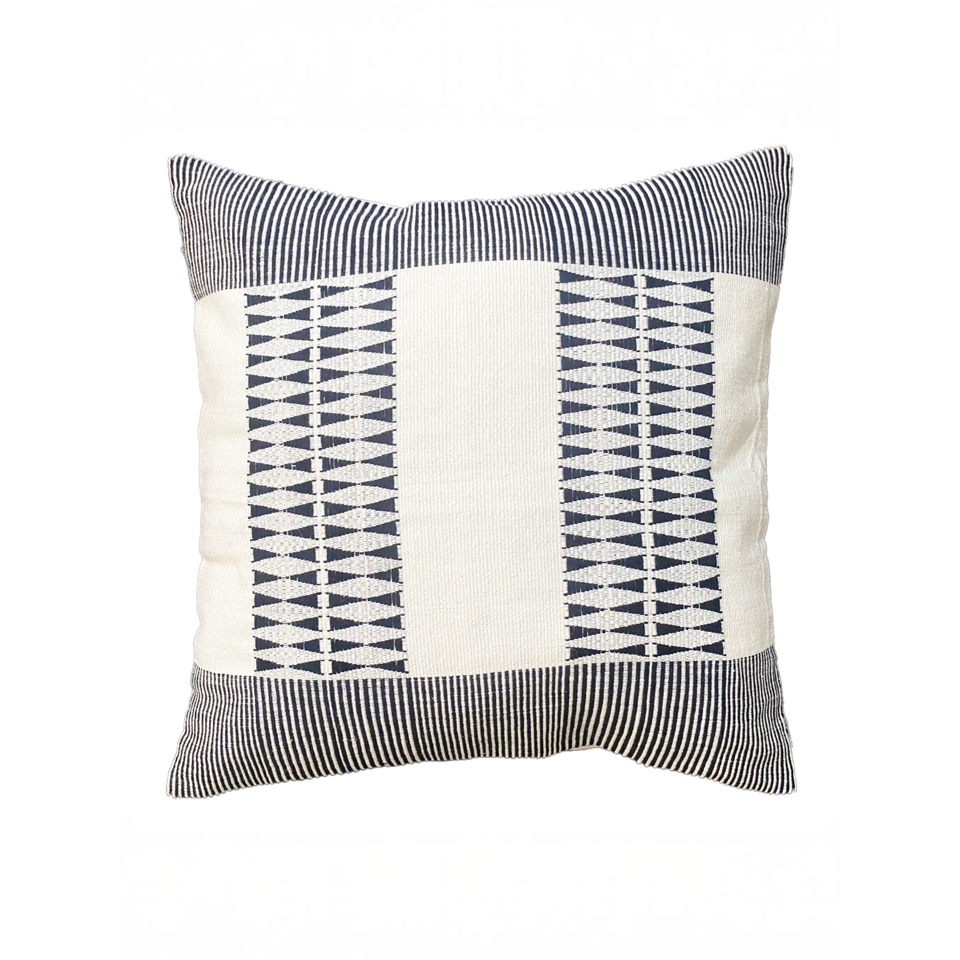 DIJU HANDWOVEN CUSHION - MONOCHROME