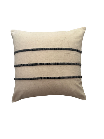 KALA HANDWOVEN CUSHION - MONOCHROME