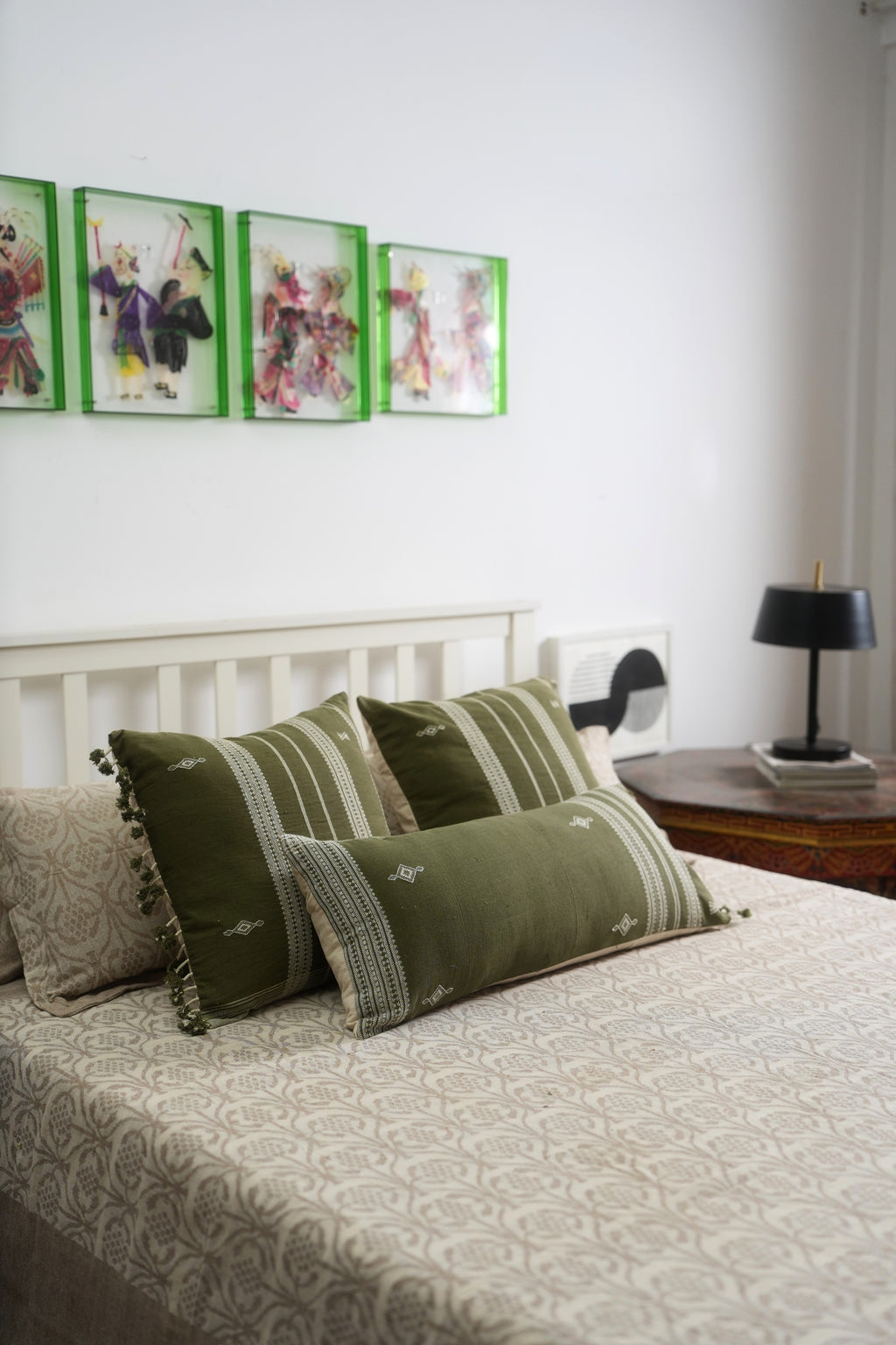 AAM HANDWOVEN LUMBAR - OLIVE GREEN