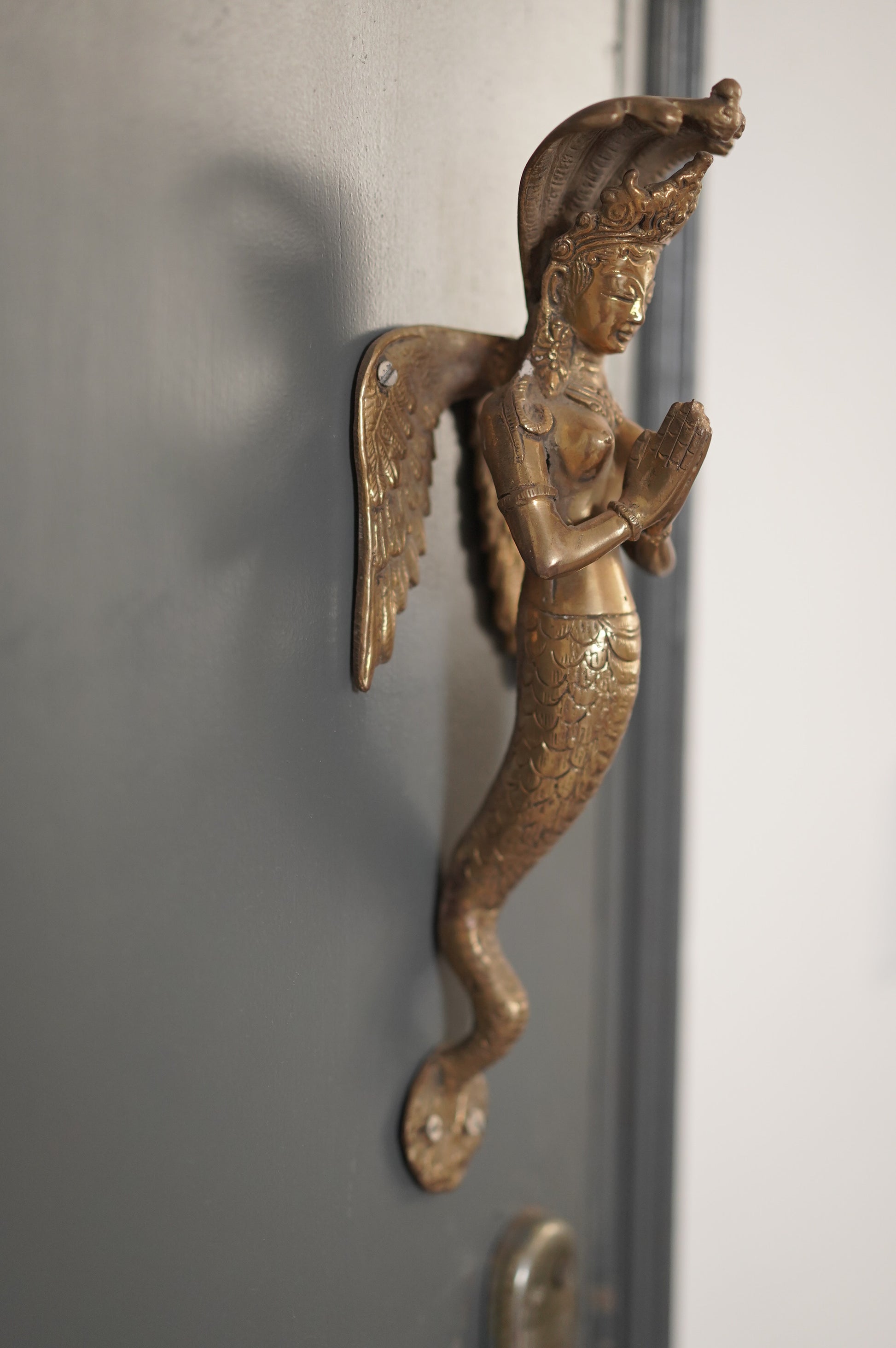 VAJRA DOOR HANDLES - BRASS