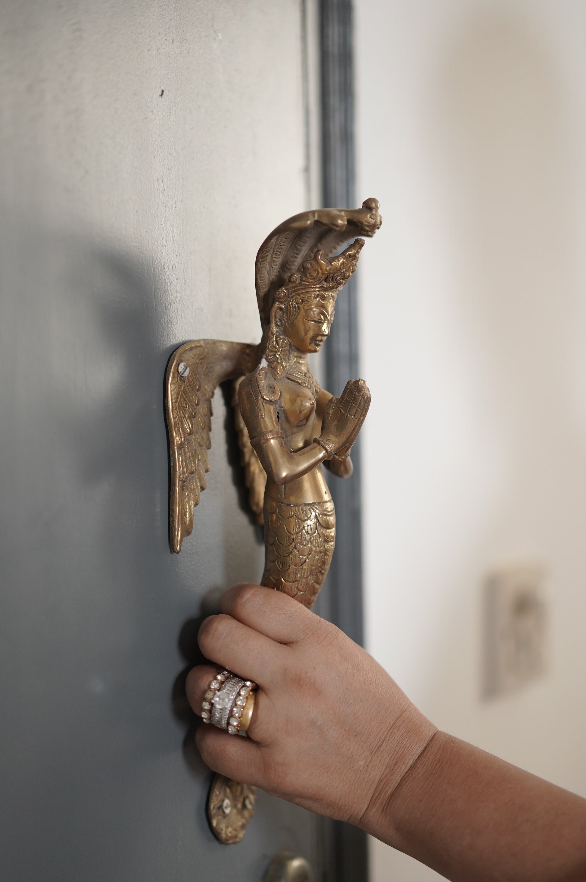 VAJRA DOOR HANDLES - BRASS