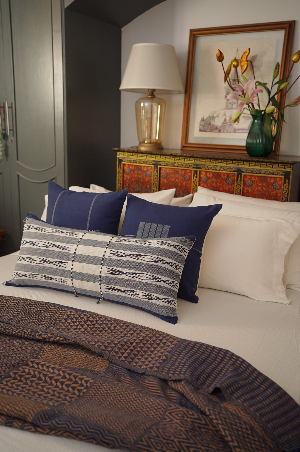 INDIKON BEDSPREAD - INDIGO