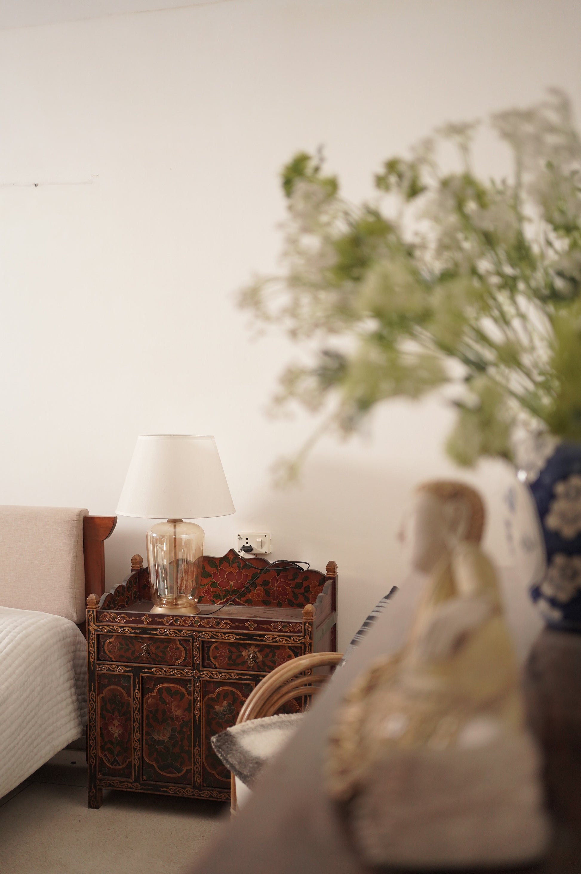 KYARI HANDPAINTED CABINET - MULTI-COLORED