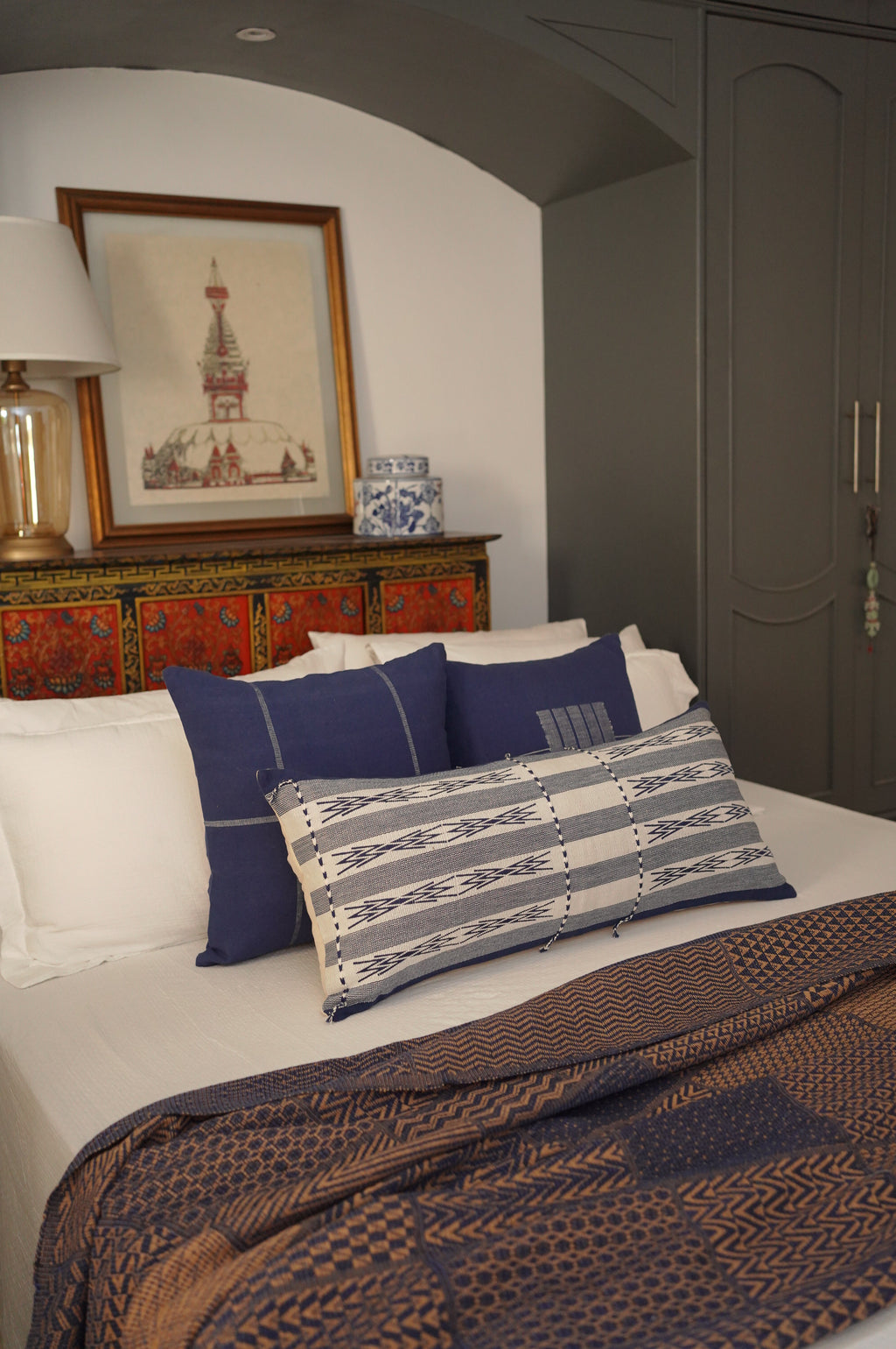 INDIKON BEDSPREAD - INDIGO