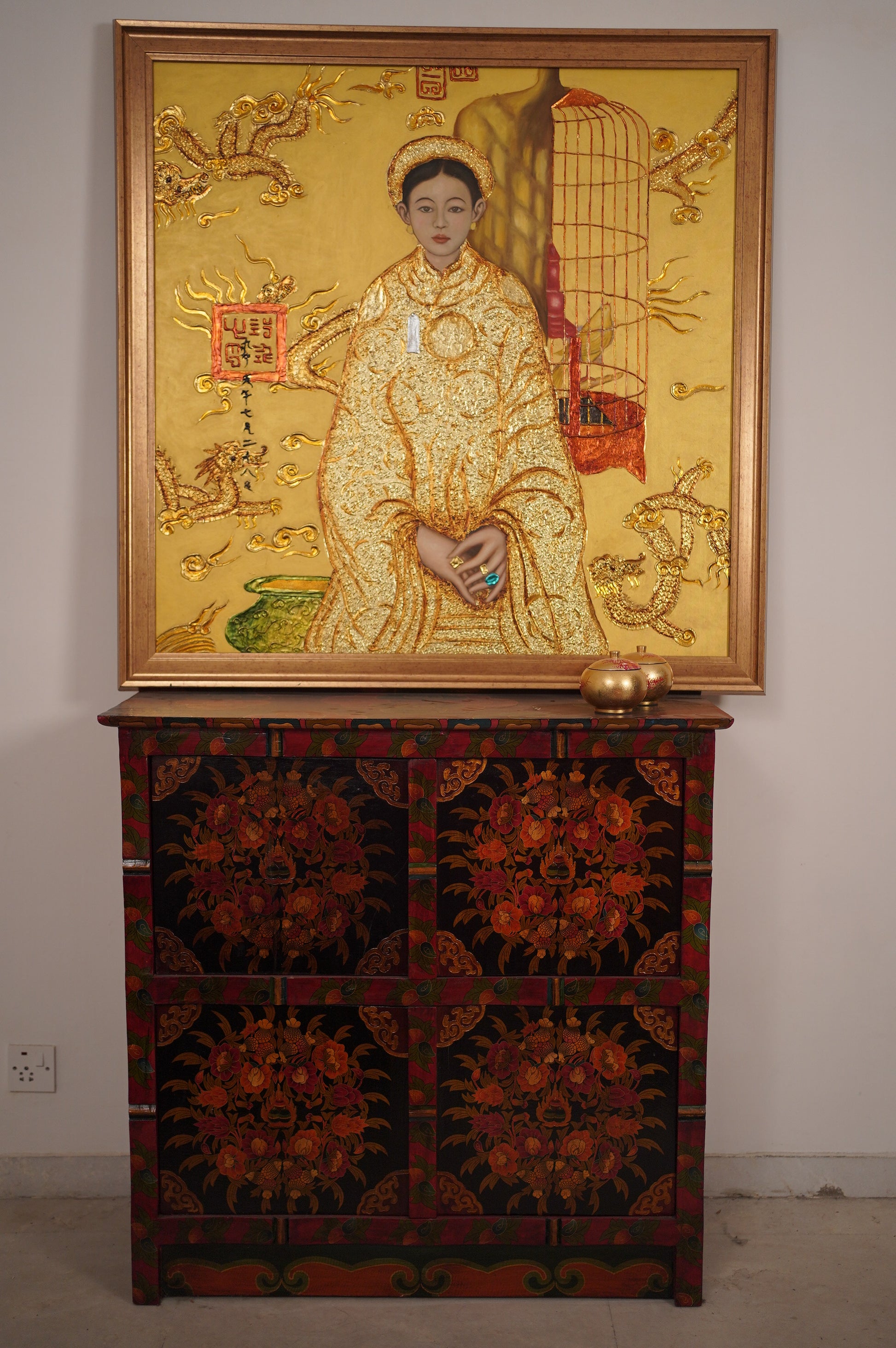 NORBU BLOOM  CABINET - MULTI-COLORED