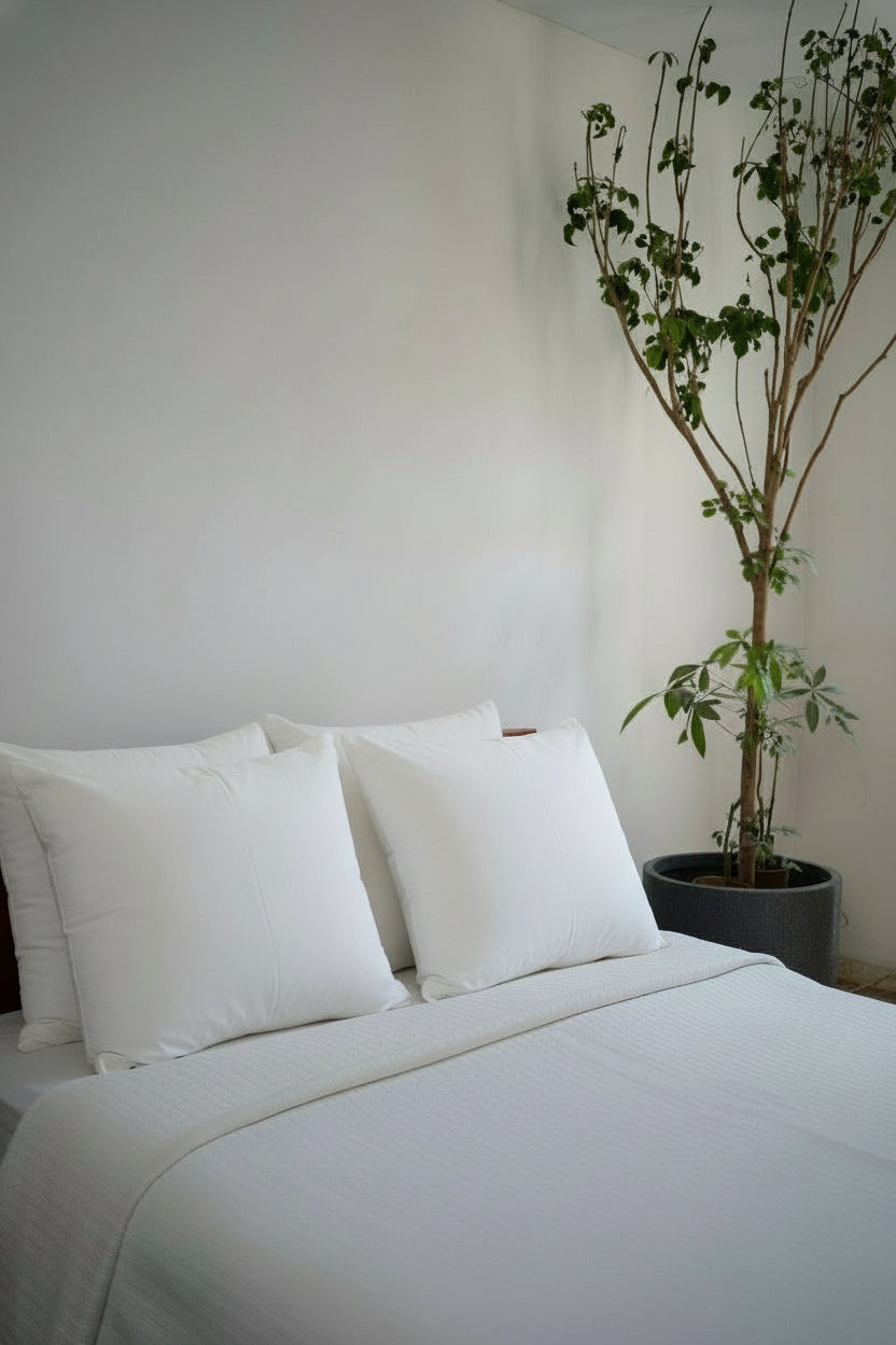 DRIFT KING SIZE QUILT - IVORY