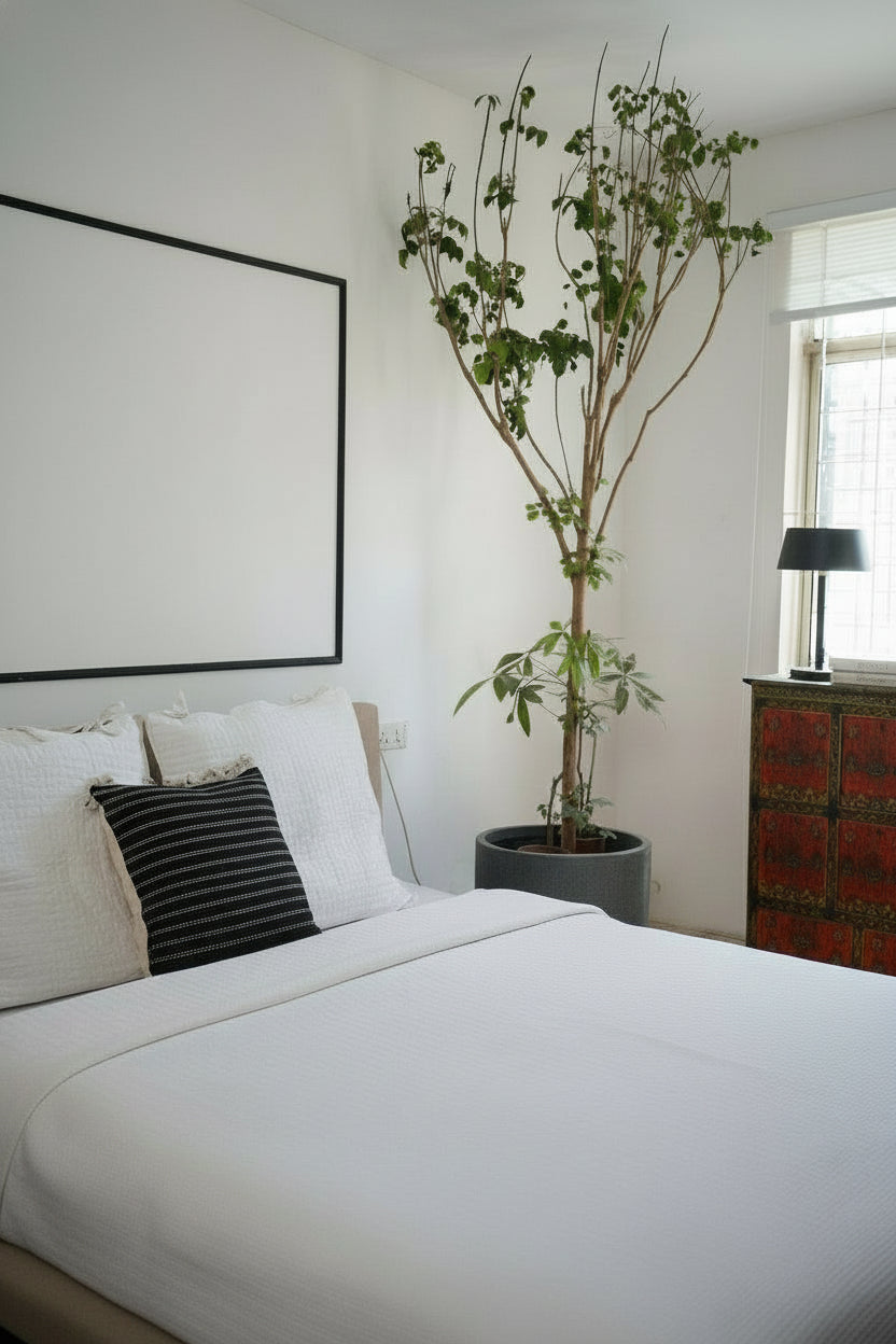 DRIFT KING SIZE QUILT - IVORY