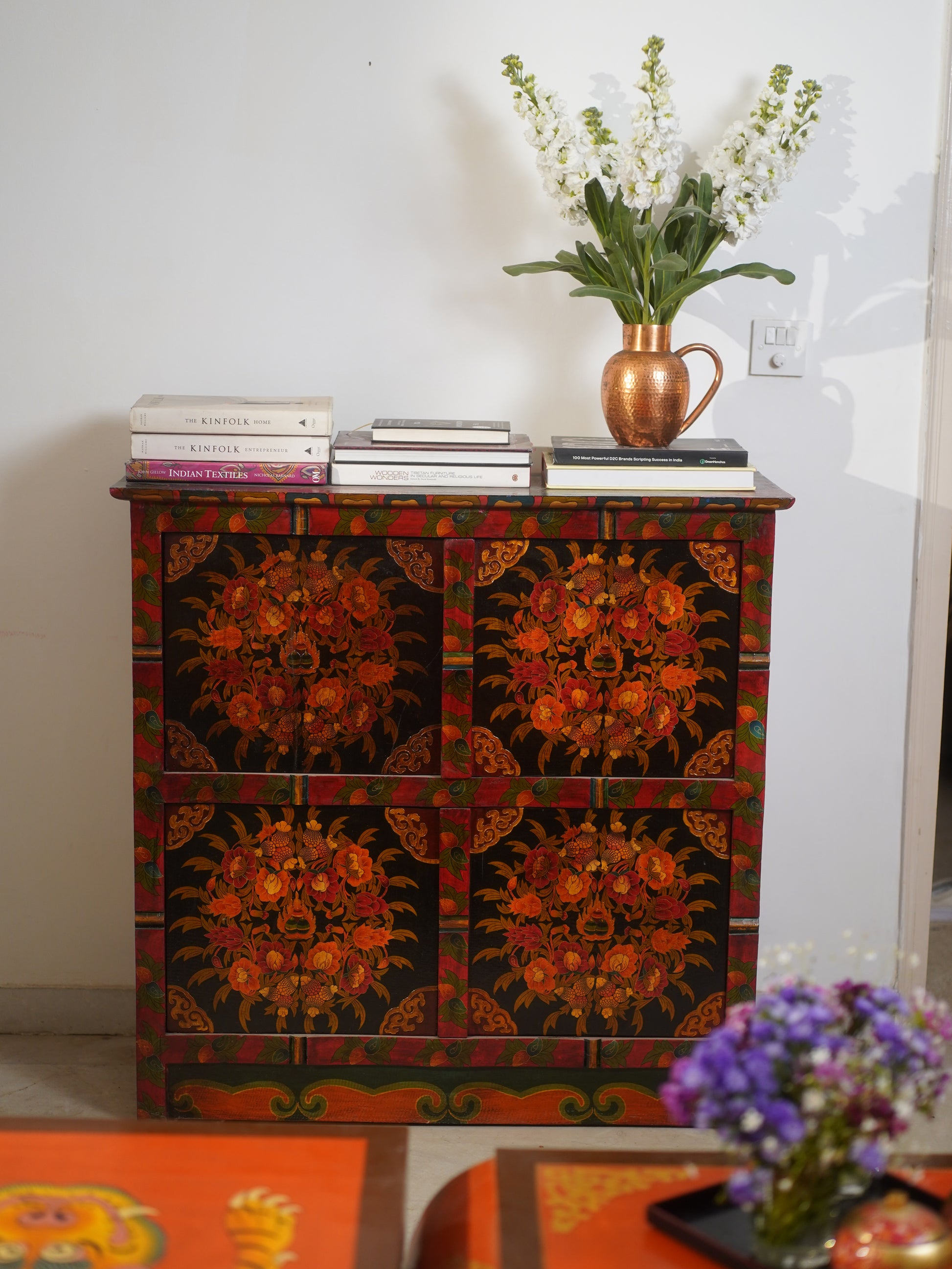 NORBU BLOOM  CABINET - MULTI-COLORED