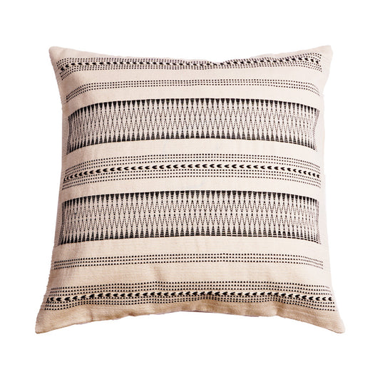 MATHIRA CUSHION - BLACK AND WHITE