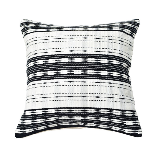 YAZA CUSHION - BLACK AND WHITE