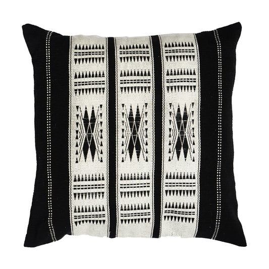 TULI CUSHION - BLACK AND WHITE